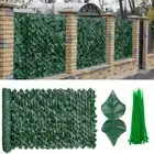 Artificial Hedge Fake Ivy Leaf Garden Fence Privacy Screening Roll Wall Panel