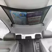 31x21in Car Ceiling Mesh Storage Net Bag Universal Roof Interior Cargo Organizer (for: Fiat)