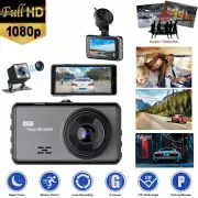 128G Dash Cam Car HD 1080P Front/Rear Dual Lens Video Recorder Camera G-Sensor