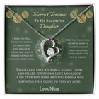 To My Daughter Gift from Dad Mum Necklace for Daughter Christmas Gifts Present
