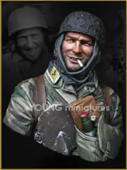 Young Miniatures - German Fallschirmjager Ardennes - 1/10th Resin Bust - YM1828