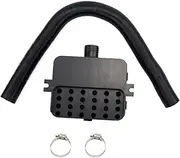 25mm Air Diesel Heater Intake Filter Silencer + Intake Duct Pipe Stretch Length 60cm + 2x Clips Fit For Car Truck VAN E