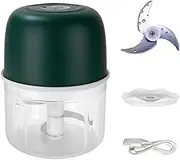 Electric Garlic Chopper - Cordless Food Processor | Wireless Electric Portable Automatic Multifunctional Processor For Kitchen Baby Vegetable Onion Food Ginger Cooking