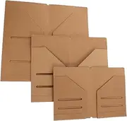 FOYTOKI Zipper Pouch Wallet Kraft Card Organizer Notebook Organizer Folder Passport Holder Inserts Travel Document Holder Kraft Card Sleeve
