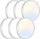 6Pack LED Ceiling Light Fixture, 6.5 Inch 12W 1200Lm Flush Mount Light Fixtures,