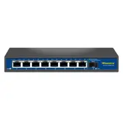 Hisource 2.5G 4 8 Port Ethernet Switch POE Networck Switch Uplink 2*10G Port