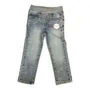 WONDER NATION Toddler Boys Jeans 4T Reinforced Knees Durable Denim NWT
