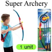 Toy Bow + 3 Suction Arrows Kid Set Archery Toxophily Outdoor Activity
