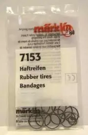 7153 MARKLIN HO Rubber Tires 10 pieces/bag - NEW