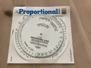 New C-Thru Proportional Scale PS-80, 8-Inch Diameter, Made in Bloomfield, CT USA