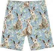 [Caihoyu] Girls Summer Shorts Tight Cotton Active Sports Shorts Swimsuit Under Skirt, Multicolor04, 10 Years