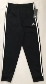 NWT Boy's Youth Adidas Athletic Cuffed Pants Jogger AK016 Medium (10/12) $32 Blk
