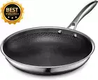 25cm Hybrid Nonstick Frying Pan Induction Ready Oven Safe Stay-Cool Handle