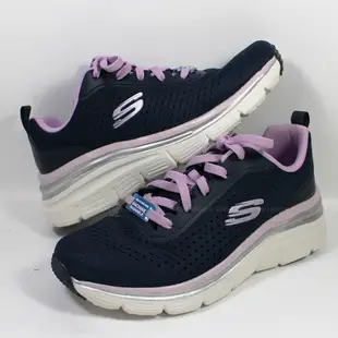 (DY)SKECHERS 女鞋 FASHION FIT記憶型泡棉鞋墊 厚底運動鞋149277NVLV (7.5折)