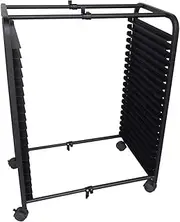 Art Drying Rack,Studio Work Storage Rack,Movable Iron Drying Easel,Space Saving,20/30 Layers,for Creative Studios,Classrooms(25 Layers)