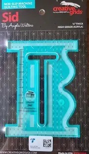 Creative Grids Non-Slip Machine Quilting Tool Sid CGRQTA9 High Grade Acrylic