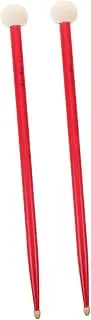 NULYLU 1 Pair Double-ended Drum Stick Timpani Mallets Drumstick Grip Drum Gels Drum Kick Pedal Percussion Drum Sticks Drum Adhesive Drumsticks Drum Accessories Drumstick Display