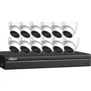 PROFESSIONAL SECURITY 12 CAMERA PACKAGE (16 CHANNEL DVR) NVR HD SYSTEM H.264