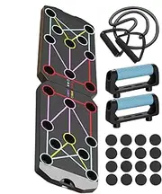 Push Ups Multifunctional Fitness Board Foldable Pushup Bar | Chest Muscle Exercises Equipment for Men Women Portable Training Handles, Home Training for Gym