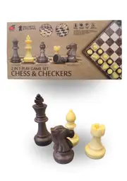 2-In-1 Magnetic Chess and Checkers Set