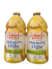 Libby’s Light Pineapple Juice No Added Sugar - Less Sugar & Calories- 64oz (2)
