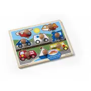 Vehicles Jumbo Knob Puzzle - 8 pieces