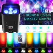 108W Halloween UV WIFI 6LED Par Light Uplights DMX Wireless DJ Show Stage Lights