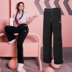 【PUMA】長褲 LOGO PANTS 女款 黑 白 抽繩 寬鬆 寬褲 JULIA 吳卓源同款(626866-01)