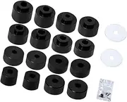 Generic Complete Set of Body Mount Bushings for 6-116 Vehicle, Black