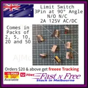 Limit Switch 3-Pin at 90° Angle N/O N/C 2A 125V AC/DC WK-01-TZ13 Micro Switch