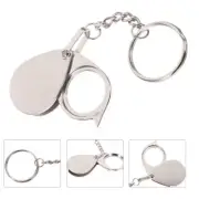 Magnifying Glass Keychain Child Foldable Reading Magnifier Hand Held