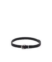 Brunello Cucinelli Stretch Braided Belt L Black