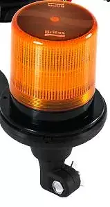 BRITAX BF185-00 LED Rotating Warning Flashing Beacon Light Strobe Pole Mount