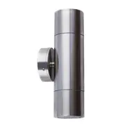 Pillar Light Up/Down GU10 Titanium IP65 Round Back Plate