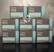 8 x 100g Dove Men + Care Clean Comfort Soap Bars - Body + Face Bar