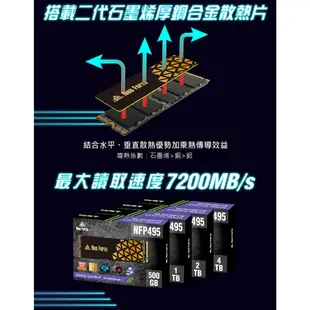 凌航 Neo Forza NFP495 500GB 1TB 2TB M.2 2280 PCIe SSD 固態硬碟