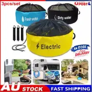 Hose Bag Caravan Camping RV Cable Organizer Water Hose Electrical Cords Storage·