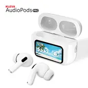 Kleva True Wireless Noise Cancelling AudioPods Pro with Touch Screen &