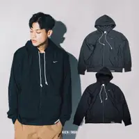 在飛比找蝦皮商城優惠-NIKE NSW JACKET 黑色 深灰 小勾 刺繡 白標