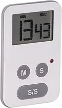 Avanti 12945 Digital Kitchen Timer with Flashing Light, White