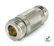 GIZWIZ RF Coax Adapter N Female Jack to N Female Jack 2pcs Pack