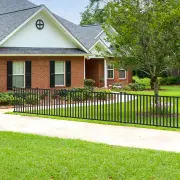 Costway2 Pack 2M L x 1.3M H Decorative Fence for Soft Ground-Black