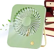 Table Fan | Small Air Cooler 180° Tilted - USB Powered Portable Cooling Fan for Tent Outdoor Gym Travel Camping School Garden Desk