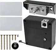 Hidden Cabinet Lock Intelligent Electronic Drawer Lock No Drill Invisible Cabinet Lock with 2 Cards Keyless Cabinet Drawer Lock Set