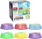 Rainbow Fun Stones - Rainbow Stepping Stones, Non-Slip Stones for Children | Active Learning Development Sensory Balance Stones, Indoor Outdoor Training Stones Obstacle Stones for Kids Coordination