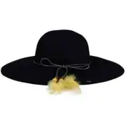 Peter Grimm Delia Felt Floppy Women's Sun Hat Black