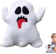 Cute Ghost Pillow | Ghost Decorative Stuffed Pillows - White Ghost Throw Pillows Spooky Throw Pillow Halloween Pillow Cute Pillow for Couch Sofa Bed Decoration