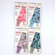 Lot 4 Nuby Pacifinder Baby Girl Pacifier Holder Clip Llama Leaf Flamingo Dogs
