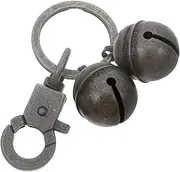 BESPORTBLE Pet Bell Bells for Cat Collars Hanging Bell Ornaments Bell Collar for Small Dogs Dog Collar Bell Dog Bell for Collar Cat Bell Cat Collar Bells Hanging Jingling Bell Grey Brass