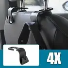 4× Car Parts Car Interior Back Seat Headrest Hooks Storage Holder Accessories